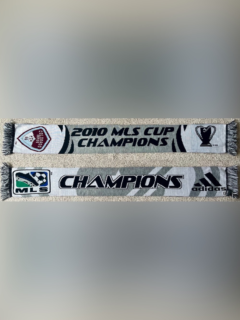 Colorado Rapids 2010 MLS Cup Champions Soccer Scarf